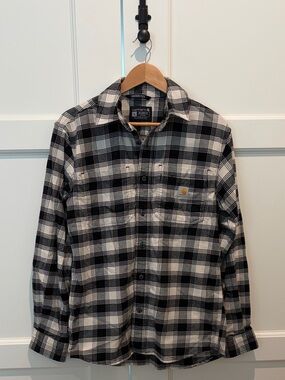 Carhartt Plaid Shirt NWOT Rugged Flex Relaxed Fit Small